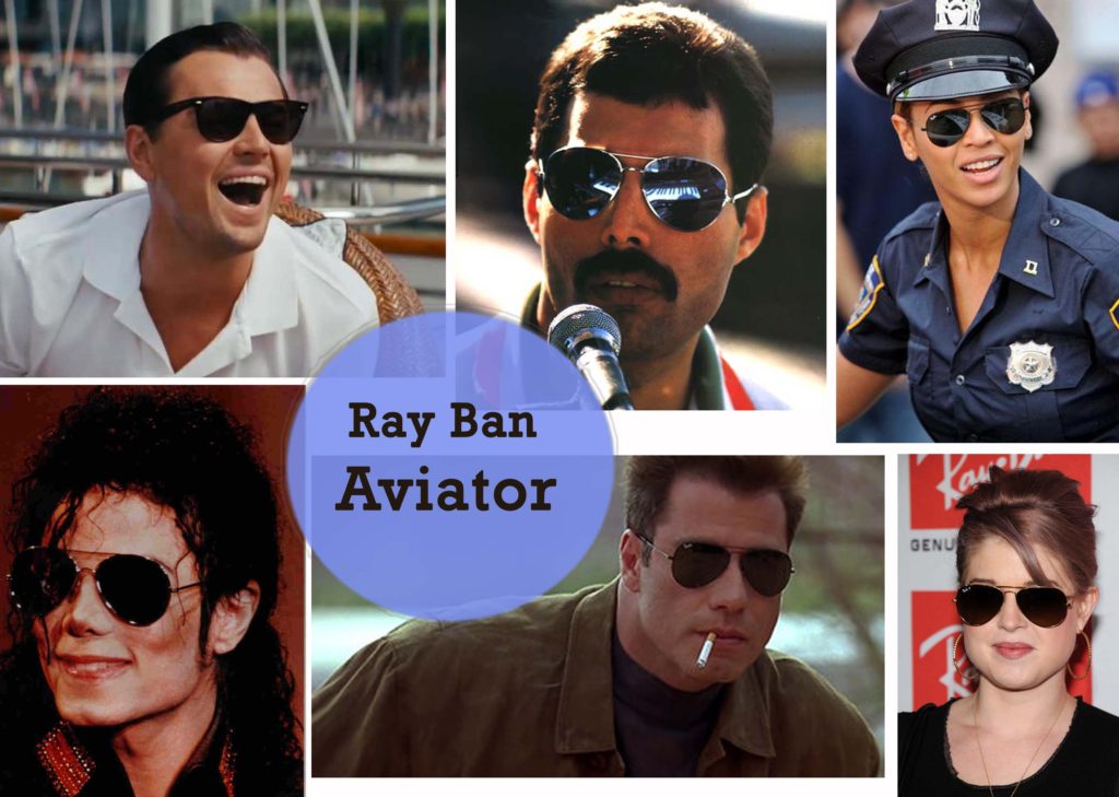occhiali vintage ray ban aviator